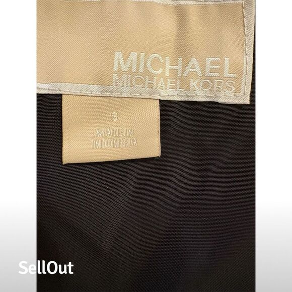Michael Kors Women's Hooded Jacket Size S Mid-Length Casual Zip Pockets - Picture 3 of 3